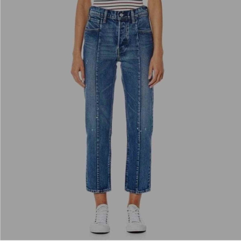 Levi’s Altered Straight Leg High Waist Jeans, Size 24